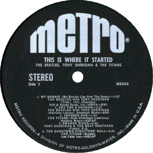 Capitol Stereo Labels